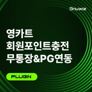 회원포인트충전 플러그인(무통장&PG연동)